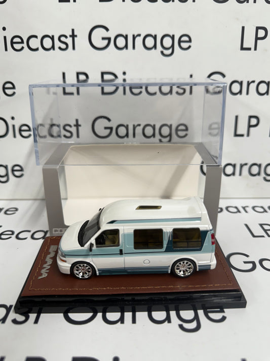 GOC GMC Savana RV Van Blue/White Limited Edition 1:64 Diecast Exclusive
