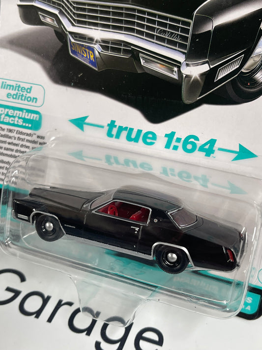 AUTO WORLD 1967 Cadillac Eldorado Sable Black 1:64 Diecast Luxury Cruisers