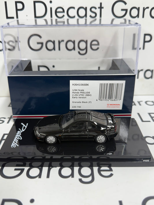 HOBBY JAPAN Honda Prelude 2.2Si VTEC BB4 Granada Black 1:64 Diecast