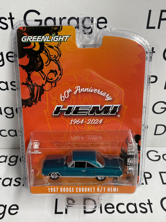 GREENLIGHT 1967 Dodge Coronet R/T Hemi 60 Years 1:64 Diecast