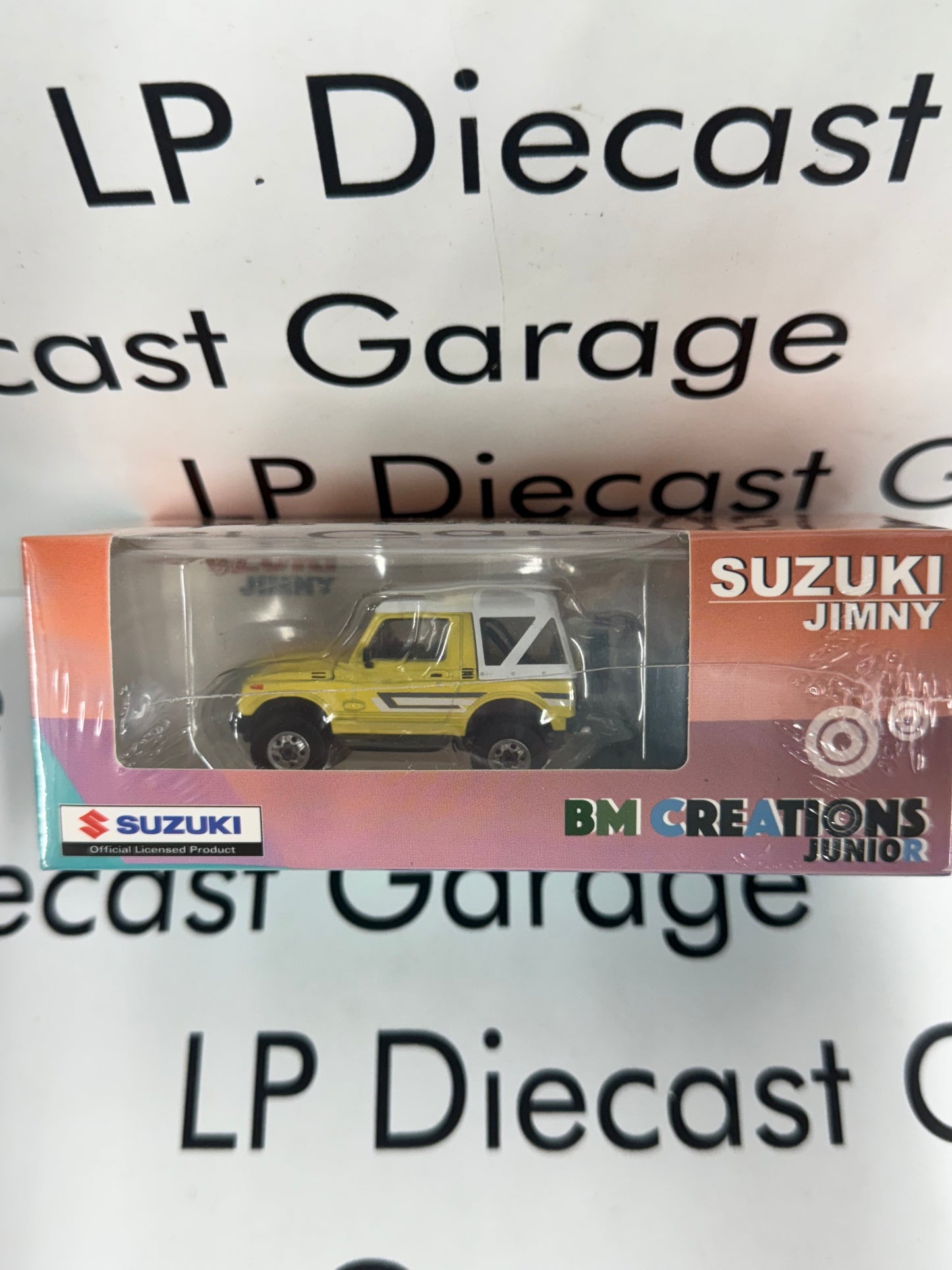 BMC Models Suzuki Jimny Samurai Sj413 Yellow 1:64 Diecast RHD