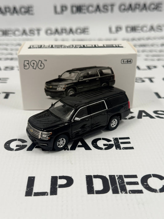 596 Model Chevrolet Suburban Black SUV 1:64 Diecast