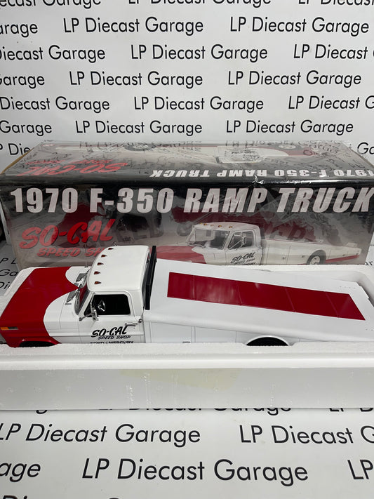 ACME 1970 Ford F-350 Ramp Truck So-Cal Speed Shop 1:18 Diecast A1801410