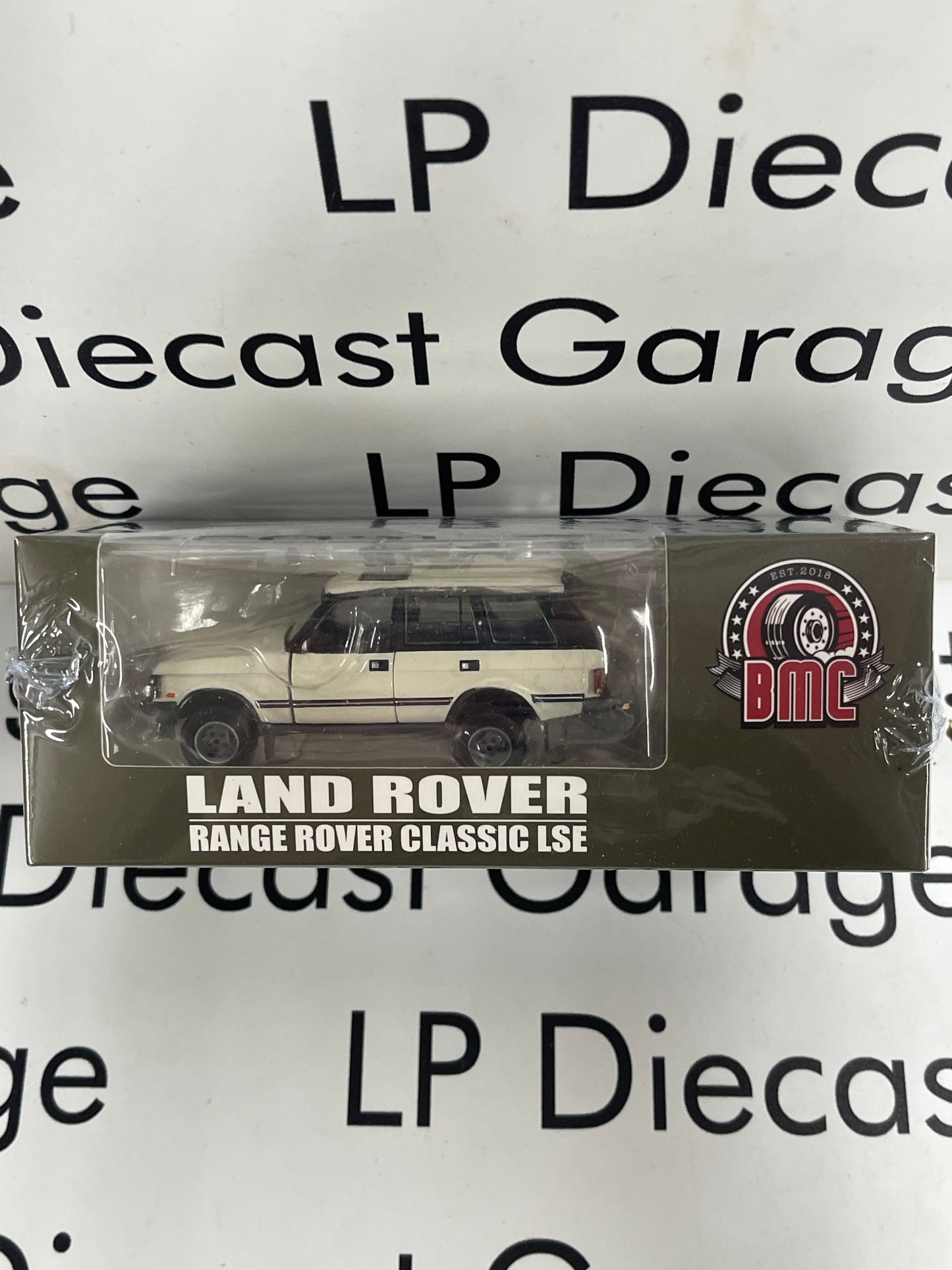 BMC Models 1992 Range Rover Classic LSE White LHD 1:64 Diecast