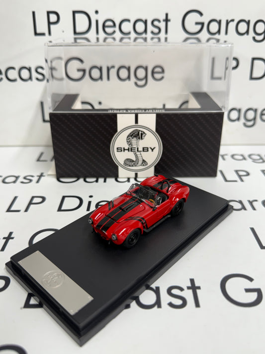 FINE WORKS 64 Shelby Cobra 427 S/C Red w/ Black Stripes 1:64 Diecast