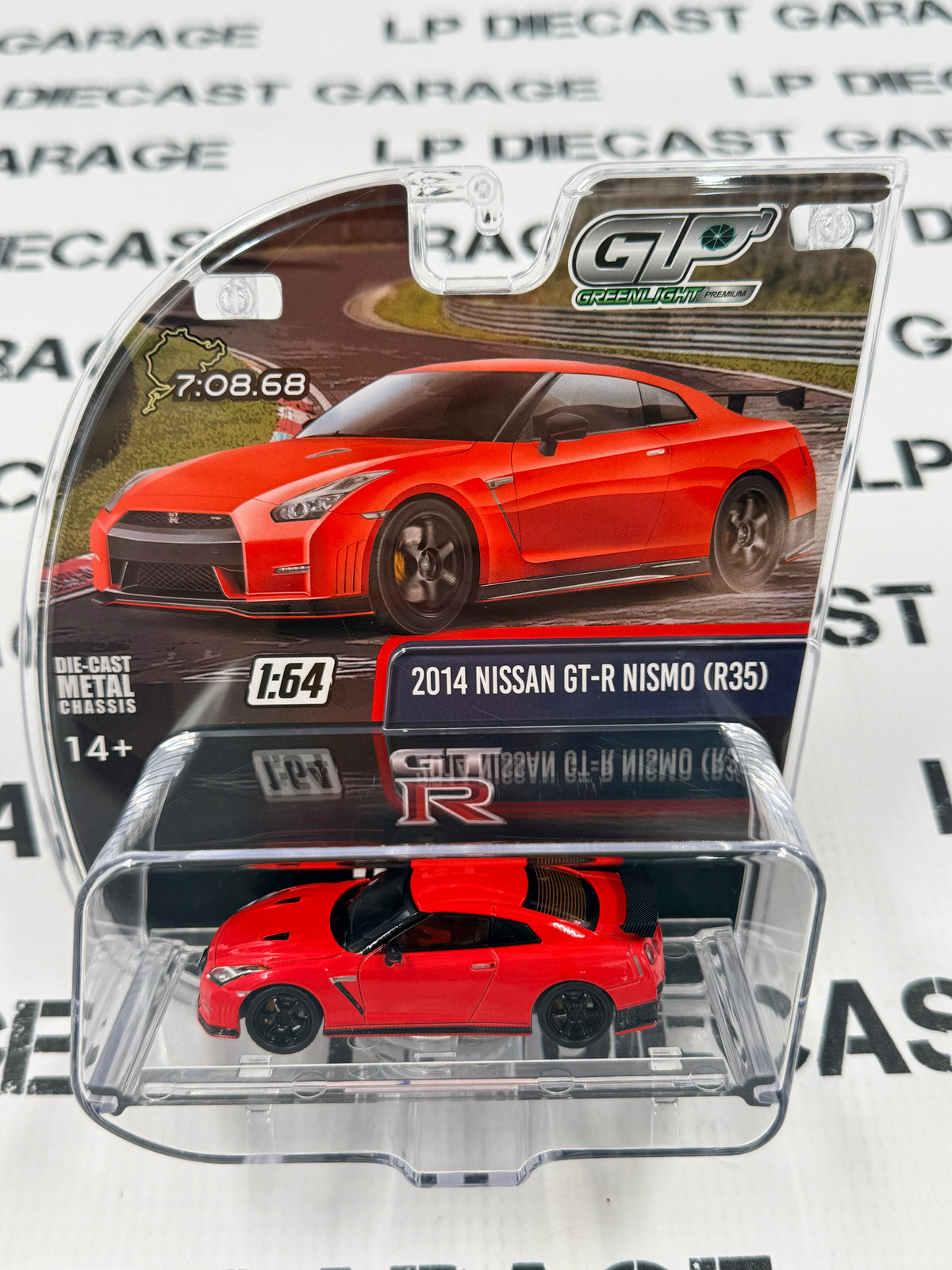 GREENLIGHT 2014 Nissan GT-R Nismo R35 Red 1:64 Diecast Expo Exclusive
