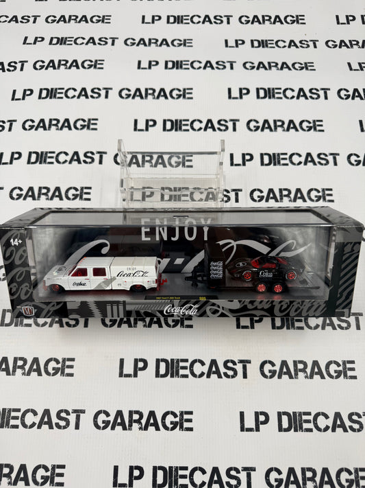 CHASE M2 Haulers 1987 Ford F-350 + GT40 Coca Cola 1:64 Diecast