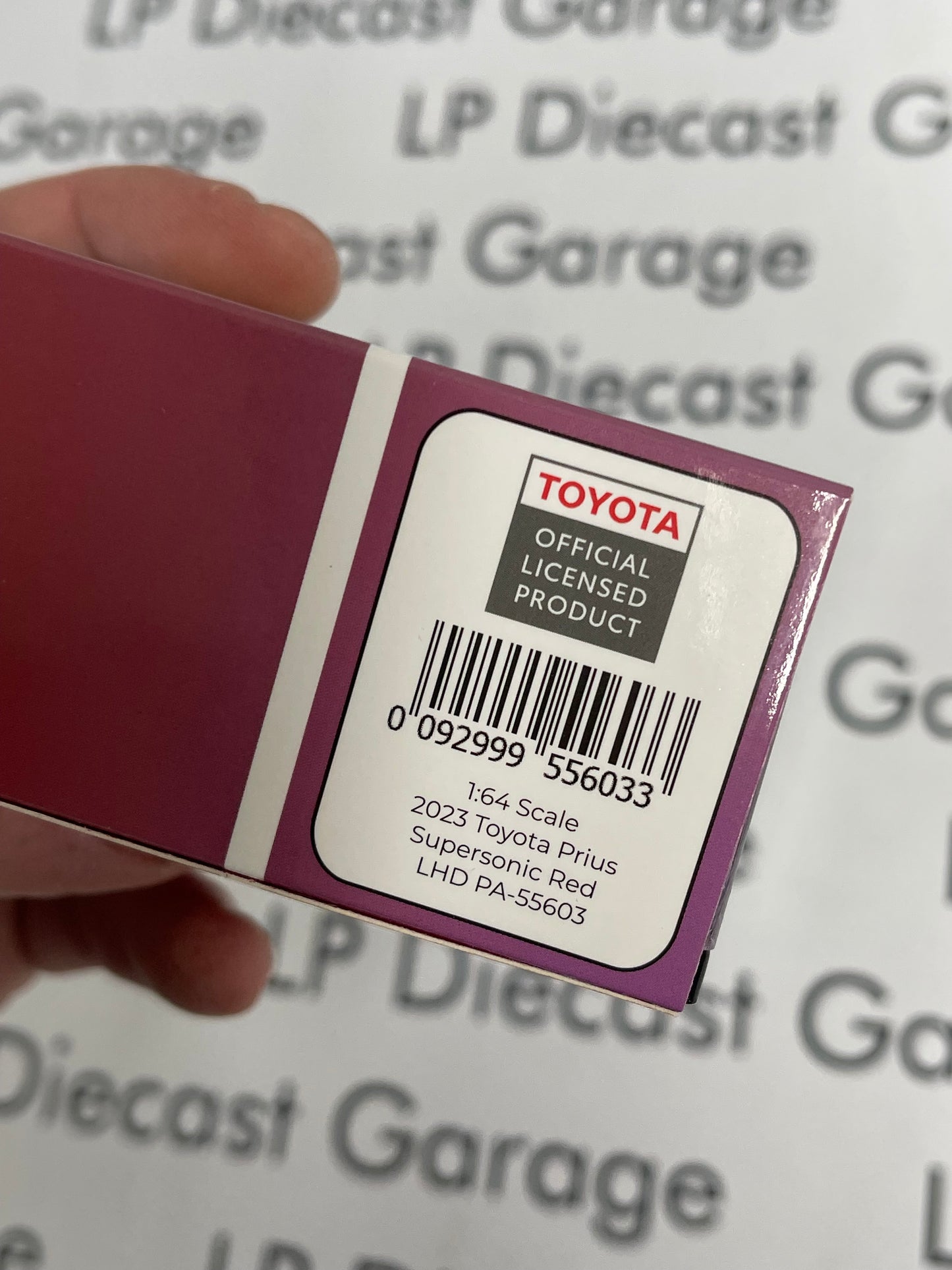 PARA64 MODELS 2023 Toyota Prius Supersonic Red 1:64 Diecast