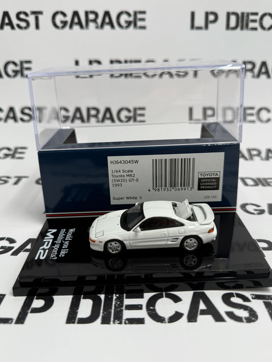 HOBBY JAPAN 1993 Toyota MR2 (SW20) GT-S White 1:64 Diecast