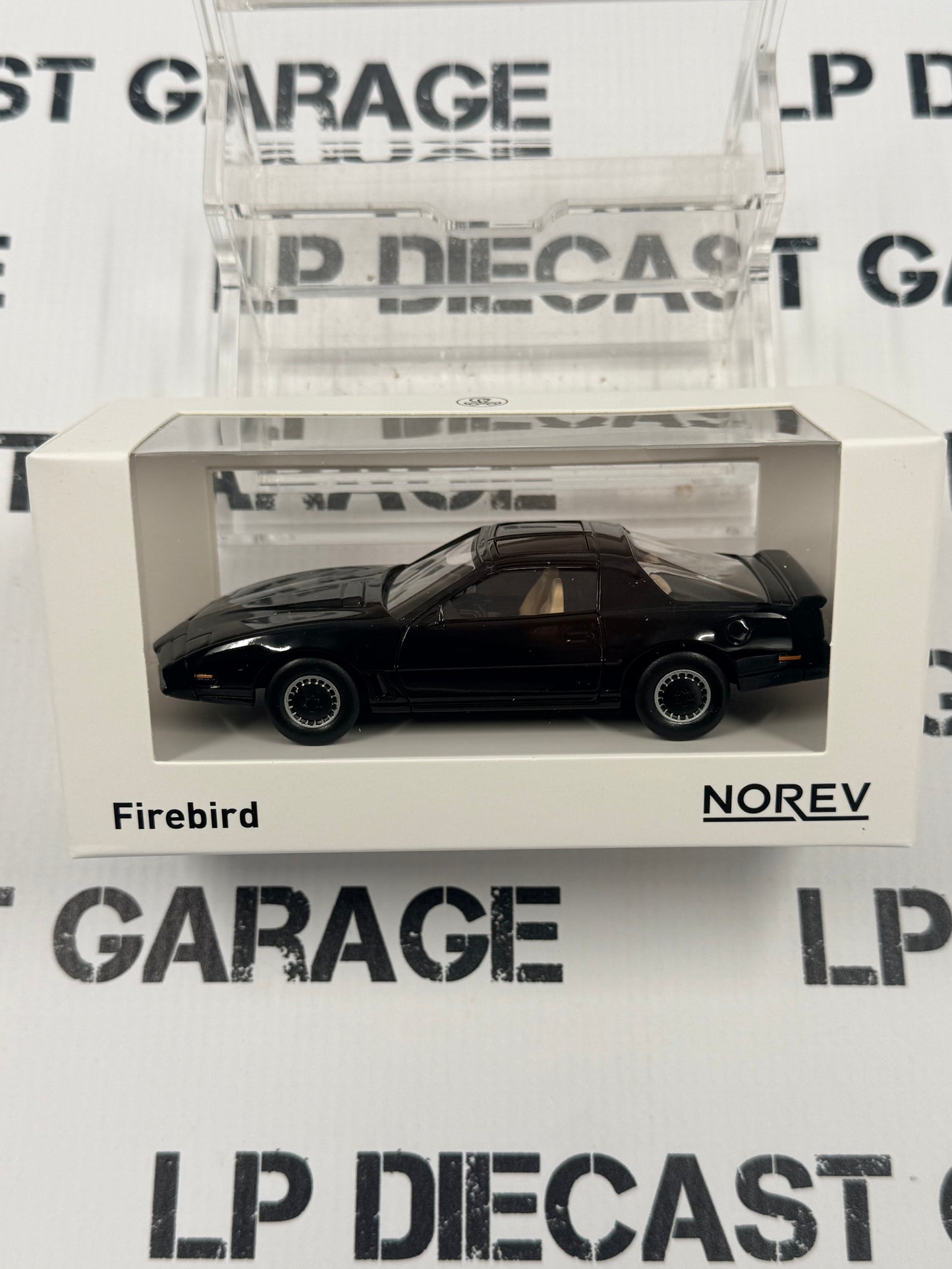 NOREV 1982 Pontiac Firebird Trans Am Black KITT Knight Rider 1:43 Diecast
