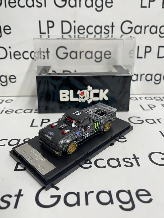 STREET WARRIOR 1977 Ford F-150 Hoonitruck Ken Block #43 1:64 Diecast Gold Rims