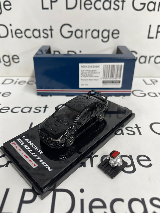 HOBBY JAPAN 2015 Mitsubishi Lancer Evolution Black 1:64 Diecast Final Edition