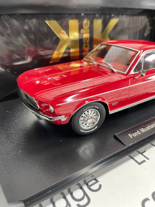 KK Scale 1968 Ford Mustang GT Fastback Red 1:18 Diecast