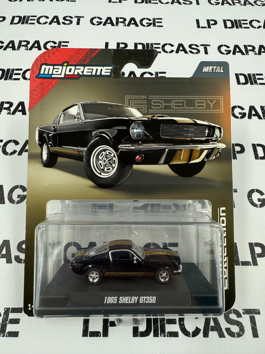 MAJORETTE 1965 Ford Mustang Shelby GT350 Black Gold 1:64 Diecast Collector Series