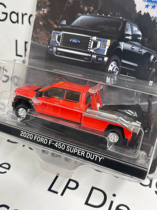 GREENLIGHT 2020 Ford F-450 Super Duty Tow Truck Red 1:64 Diecast T&C Exclusive
