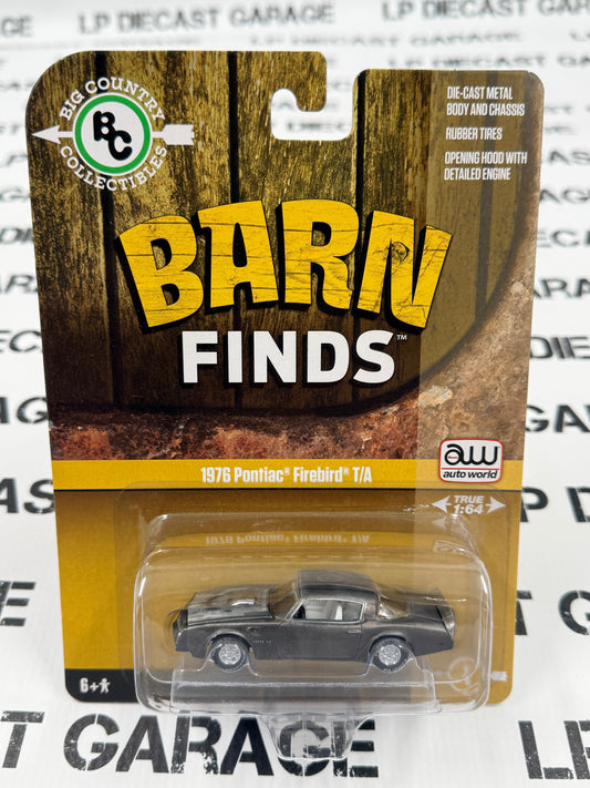 AUTO WORLD 1976 Pontiac Firebird T/A Barn Finds 1:64 Diecast Big Country