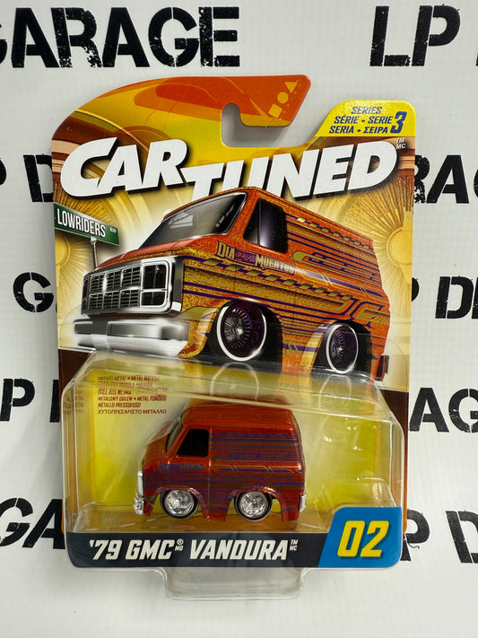 CARTUNED '79 GMC Vandura Orange 1:64 Diecast Series 3