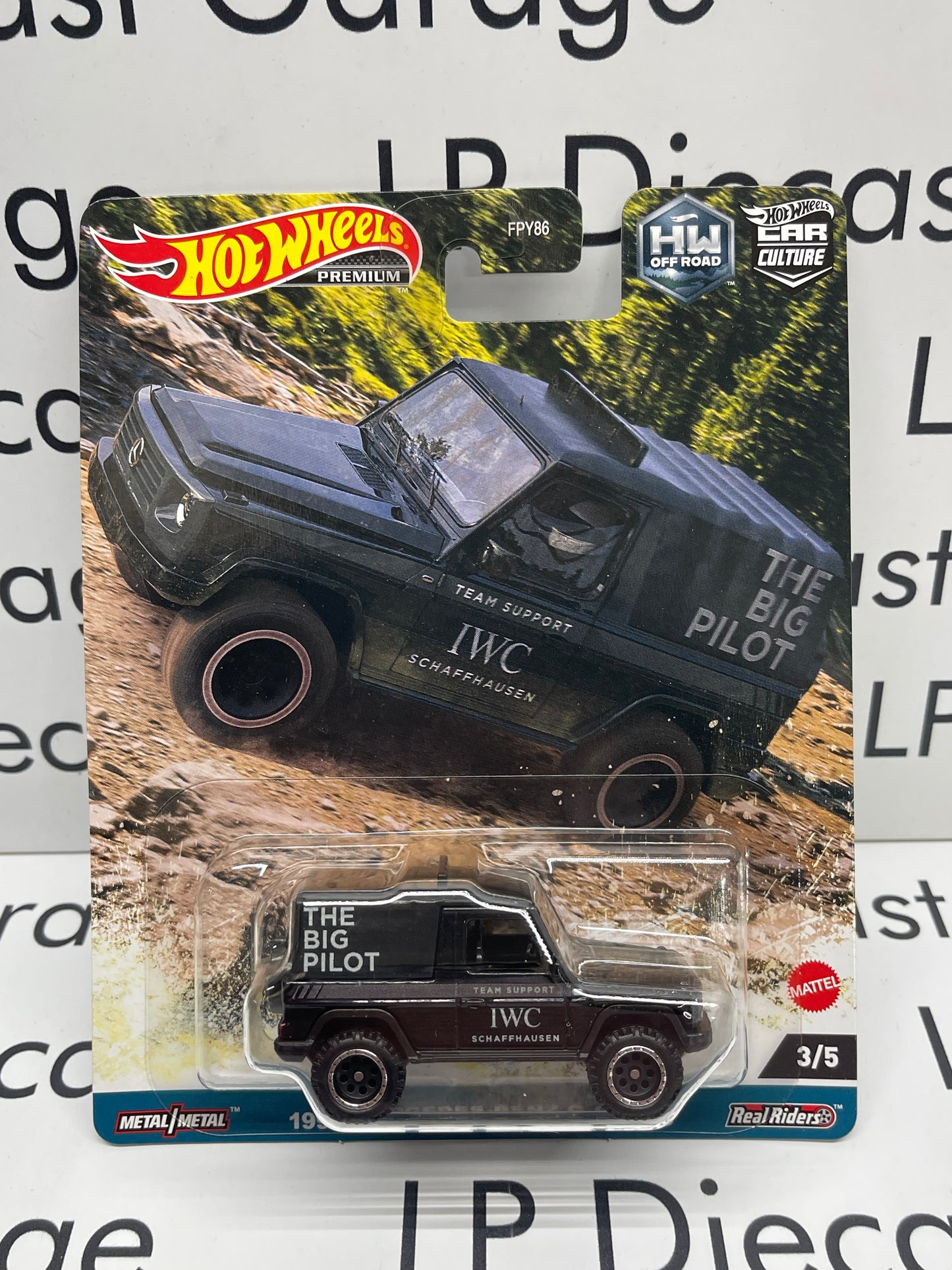 HOT WHEELS 1993 Mercedes-Benz G Class Black Pilot 1:64 Diecast Offroad