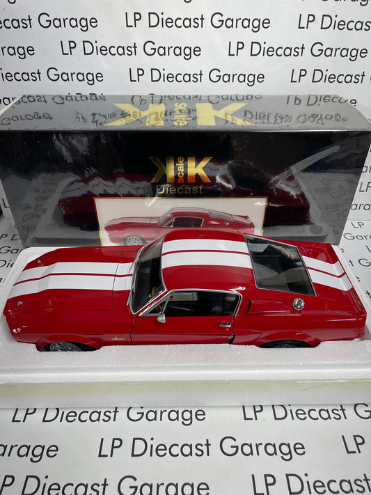 KK Scale 1967 Ford Mustang GT500 Shelby Red 1:12 Diecast