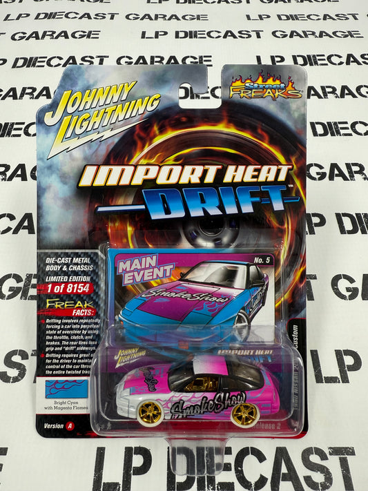 CHASE JOHNNY WHITE LIGHTNING 1990 Nissan 240SX Smokeshow 1:64 Diecast