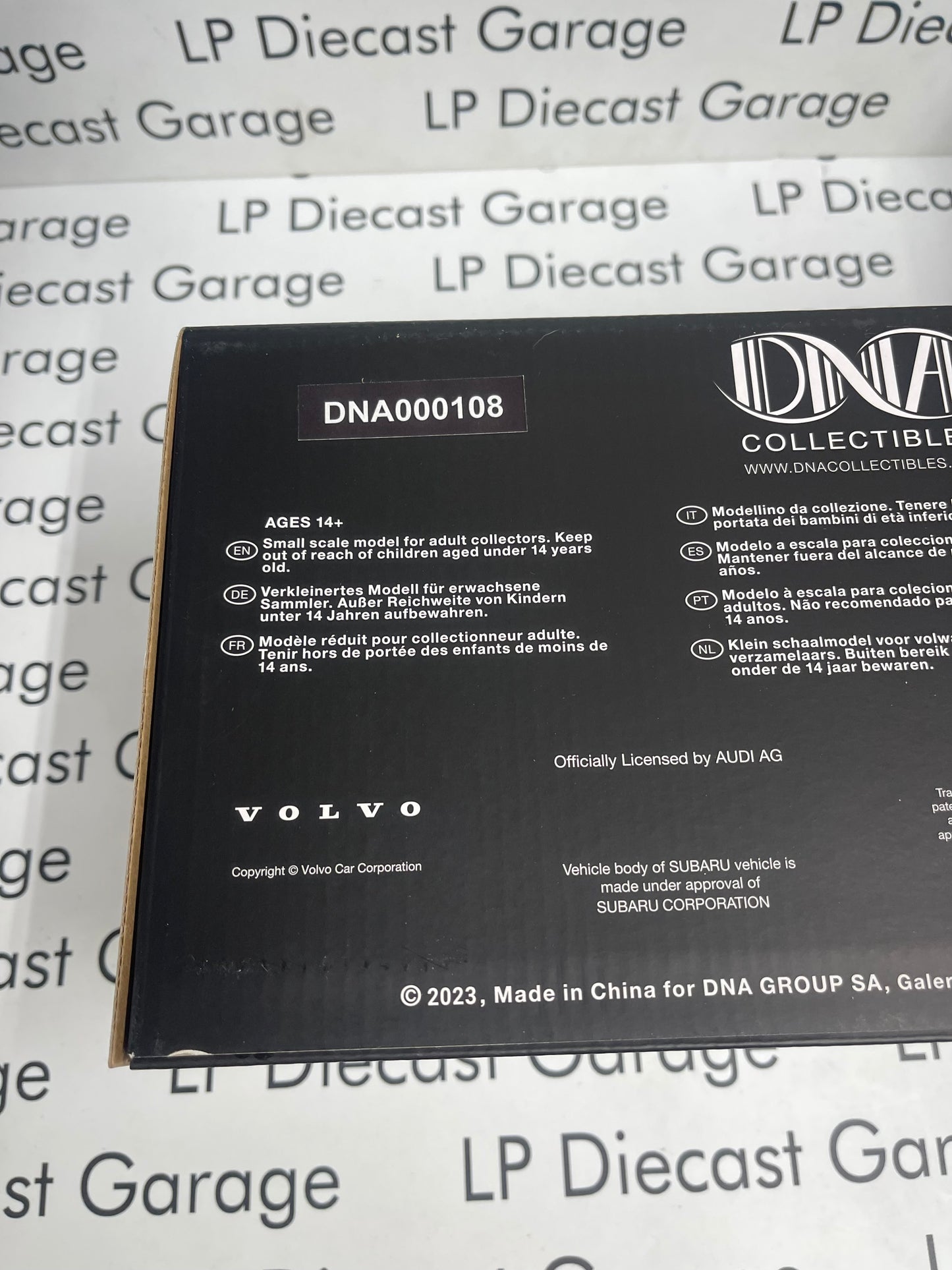 DNA Collectibles 2006 Subaru Legacy Touring Wagon STI S402 Blue 1:18 Scale Resin Model