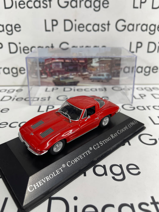 EDICOLA 1963 Chevrolet Corvette Stingray Red 1:43 Diecast