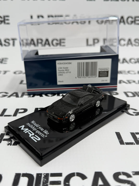 HOBBY JAPAN 1993 Toyota MR2 (SW20) GT-S Black 1:64 Diecast
