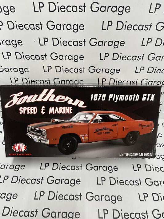 GMP 1970 Plymouth GTX Southern Speed & Marine 1:18 Diecast 18952B ACME