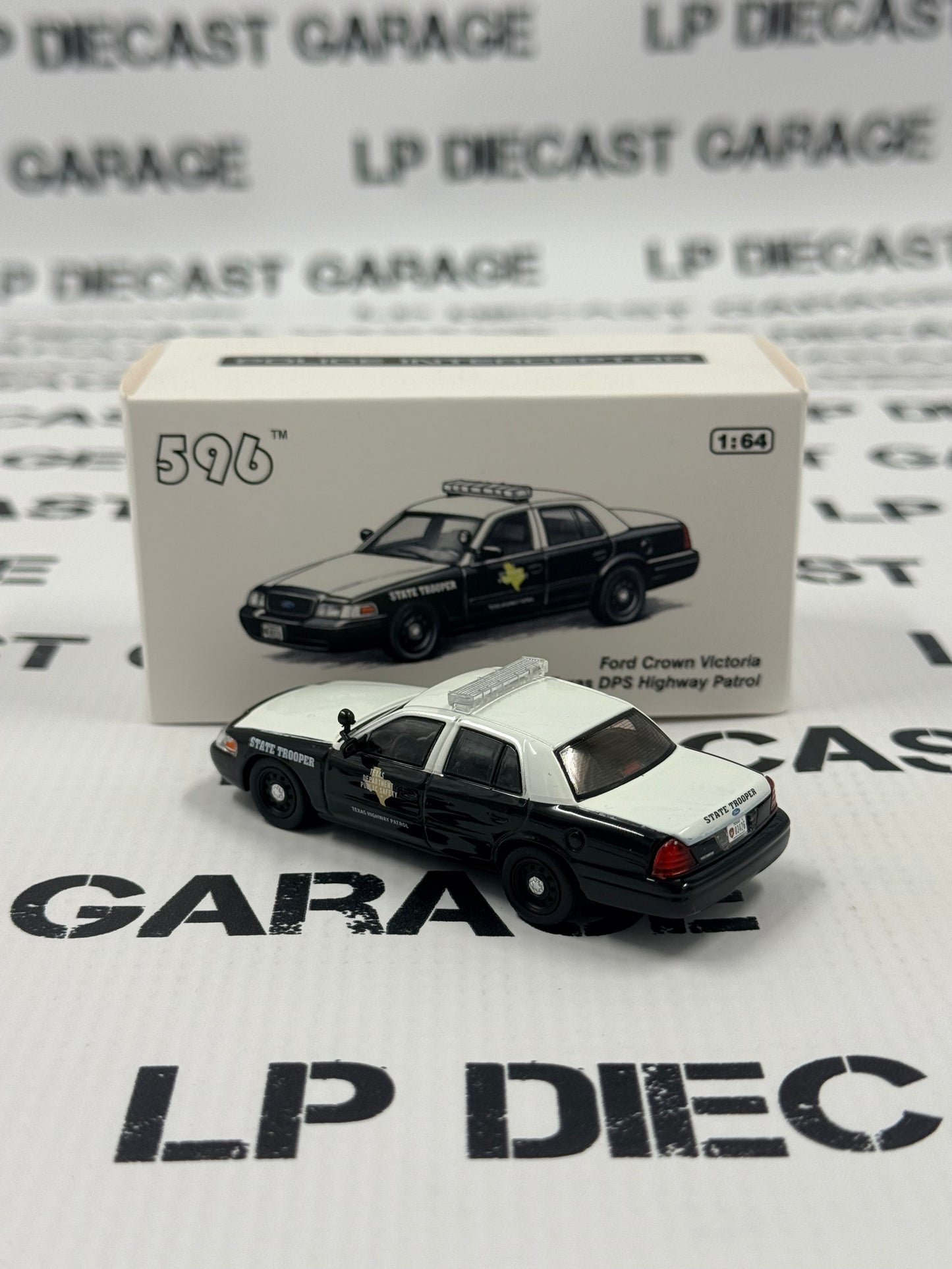 596 Model Ford Crown Victoria Texas Dept Public Safety 1:64 Diecast