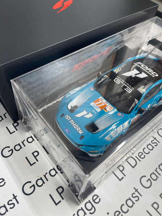 SPARK Models Ford Mustang GT3 #77 Proton 1:18 Resin Model Le Mans 2024 Blue
