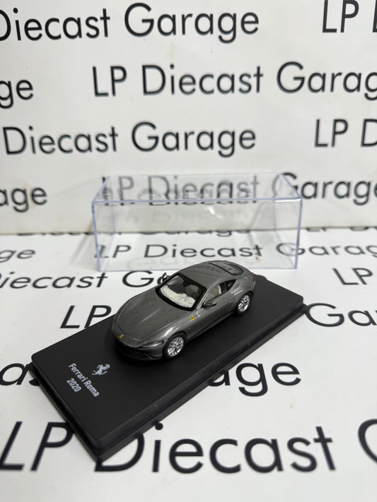 EDICOLA 2020 Ferrari Roma Grey 1:64 Diecast w/ Display Case