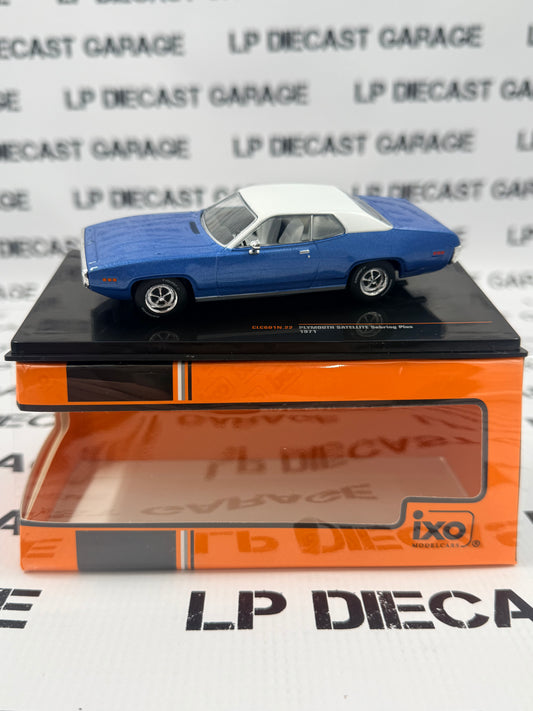 IXO Models 1971 Plymouth Satellite Sebring Plus Blue 1:43 Diecast