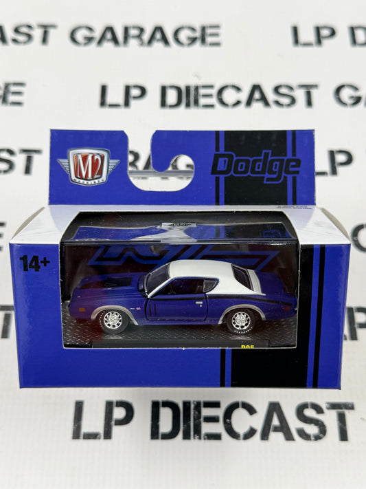 M2 1971 Dodge Charger R/T 440 Purple 1:64 Diecast Detroit Muscle