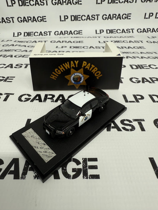 ROLLIN Dodge Charger California Highway Patrol 1:64 Diecast Black White