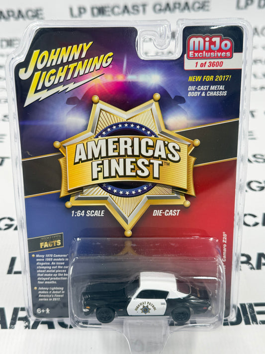 JOHNNY LIGHTNING 1970 Chevy Camaro CHP California Highway Police 1:64 Diecast MiJo