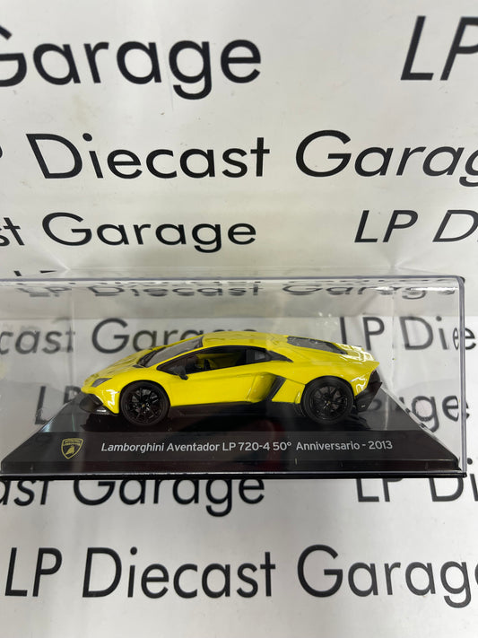 EDICOLA 2013 Lamborghini Aventador LP 720-4 Yellow 1:43 Diecast Euro
