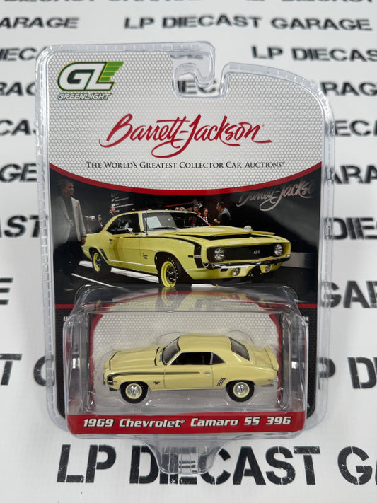 GREENLIGHT 1969 Chevrolet Camaro SS Butterscotch 1:64 Diecast Barrett Jackson
