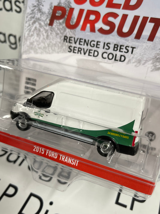 GREENLIGHT 2015 Ford Transit Cold Pursuit 1:64 Diecast Hollywood