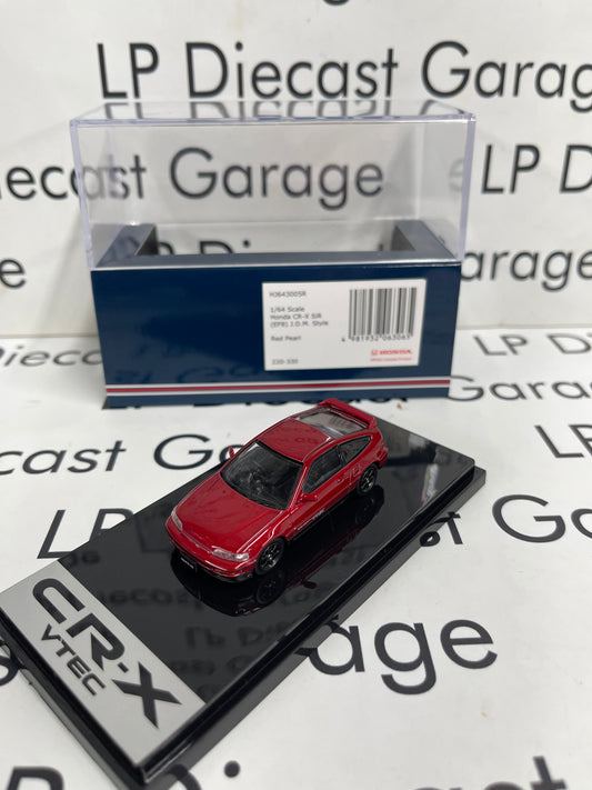 HOBBY JAPAN Honda CRX SiR EF8 Red VTECH 1:64 Diecast