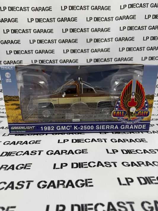 GREENLIGHT 1982 GMC K-2500 Fall Guy Truck 1:18 Diecast Hollywood AUCTION