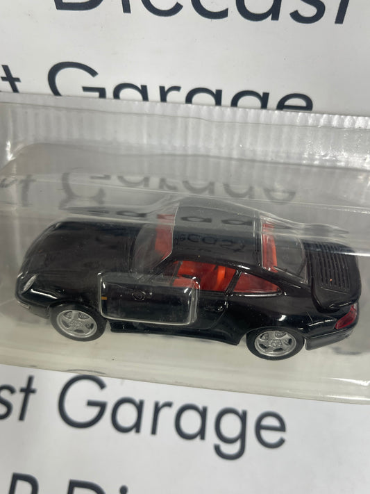 EDICOLA 1995 Porsche 911 Turbo Coupe Black 1:43 Diecast Euro Deagostini