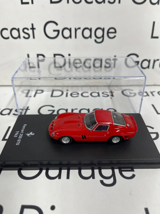EDICOLA 1962 Ferrari 250 GTO Red 1:64 Diecast w/ Display Case