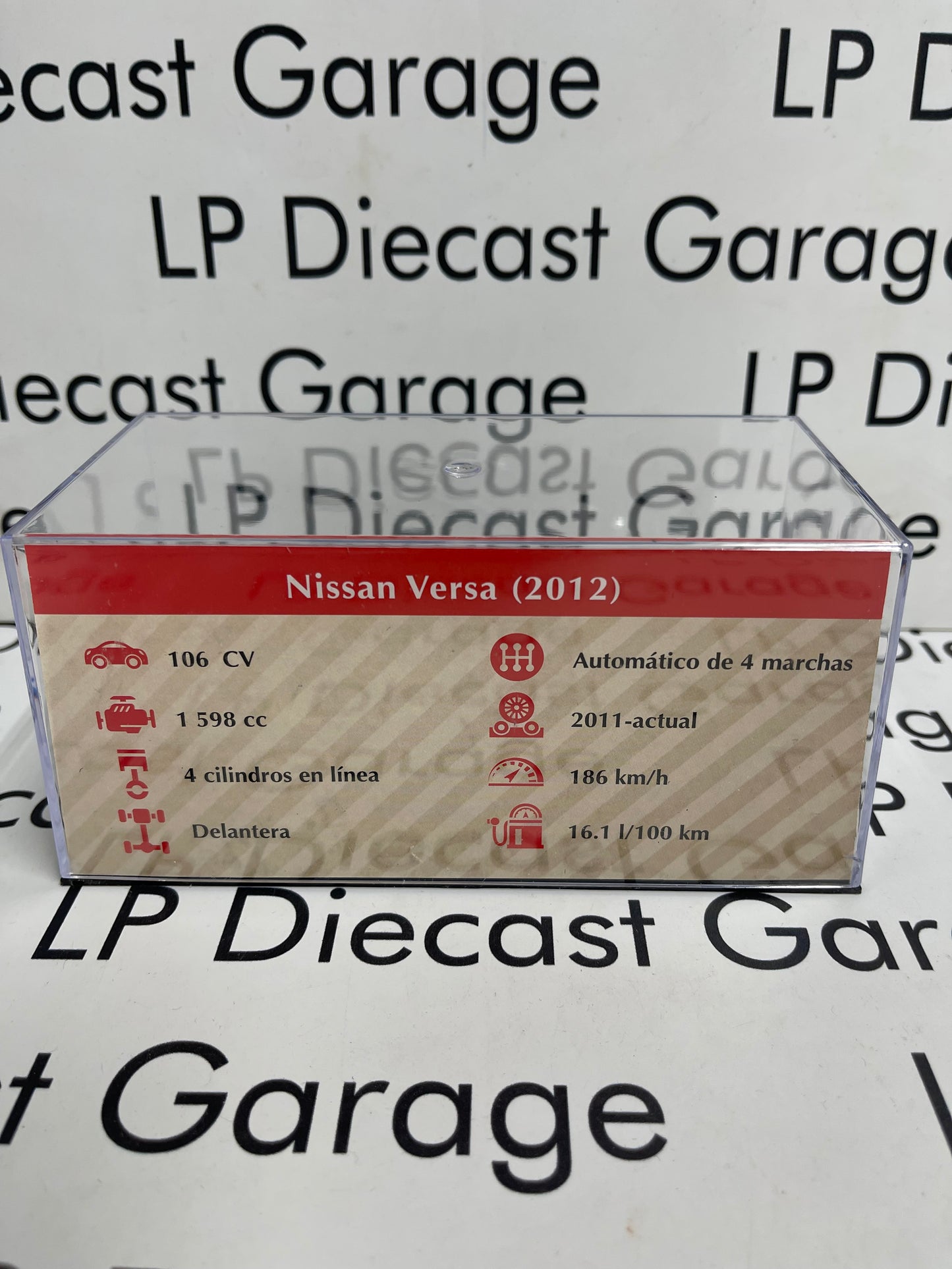 EDICOLA 2012 Nissan Versa Red Sedan 1:43 Diecast Euro