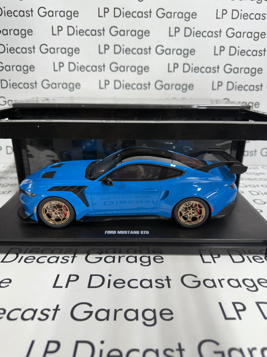 GT SPIRIT 2024 Ford Mustang GTD Grabber Blue 1:18 Resin Model GT473