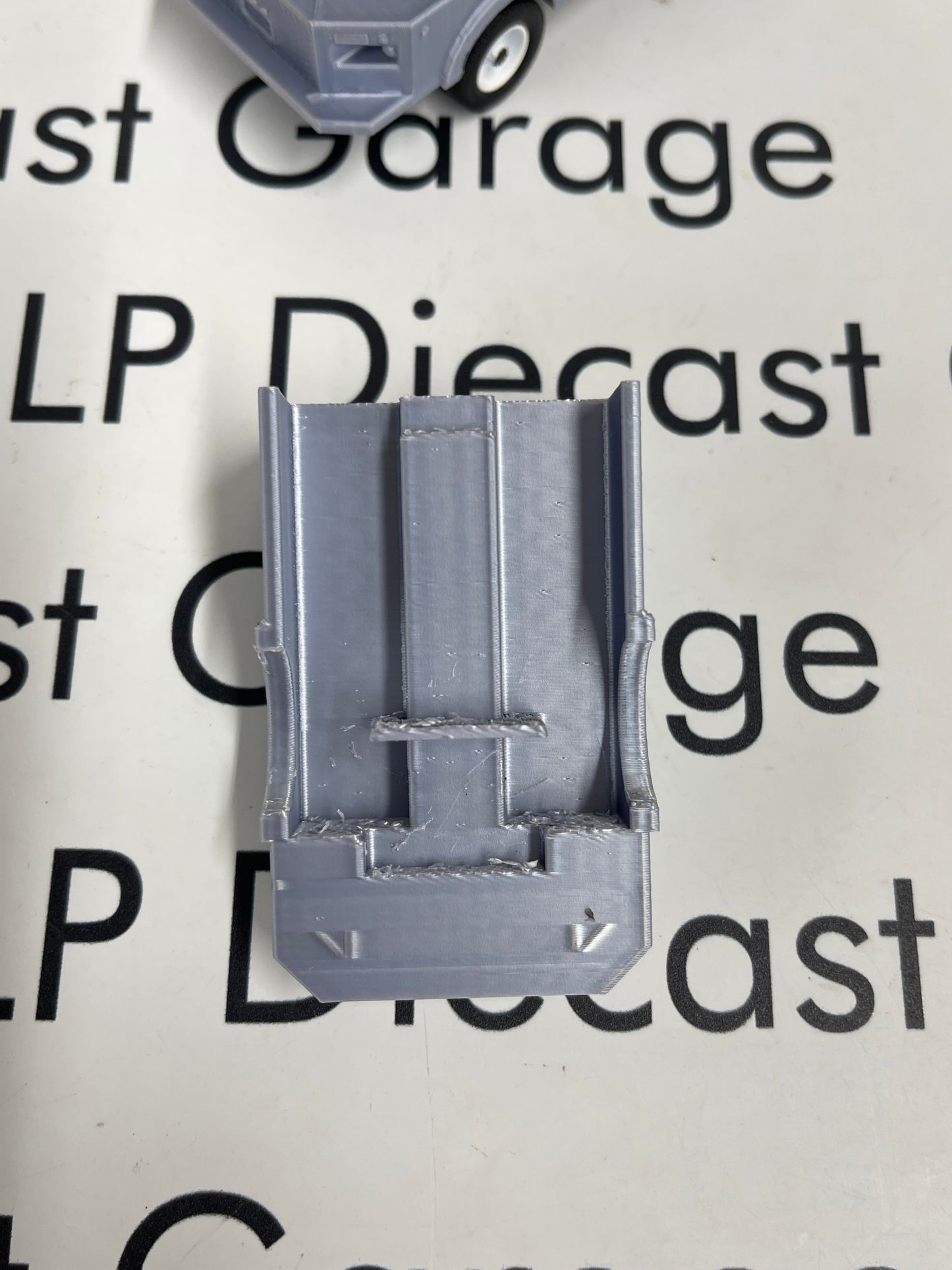 3D Printed Customs Silver Flatbed Fits Greenlight International Durastar 1:64 Diecast Trucks