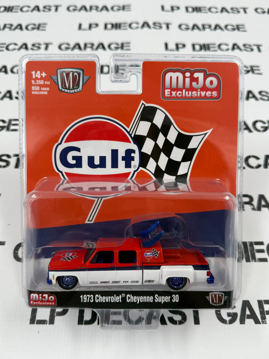 CHASE M2 1973 Chevrolet Cheyenne Super 30 Gulf Racing 1:64 Diecast Mijo