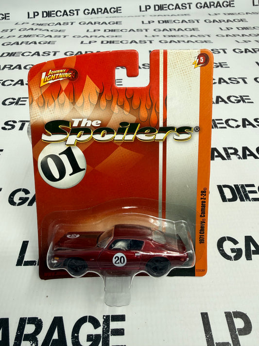 JOHNNY LIGHTNING 1971 Chevy Camaro Z28 Red #20 1:64 Diecast
