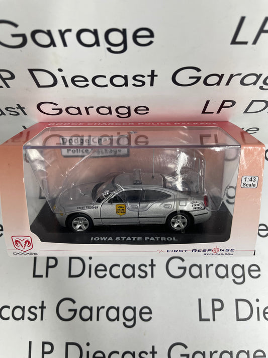 FIRST RESPONSE 2007 Dodge Charger Iowa State Patrol 1:43 Diecast