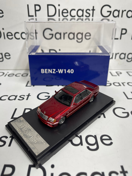 STREET WEAPON Mercedes Benz W140 Red 1:64 Diecast Ghost Player