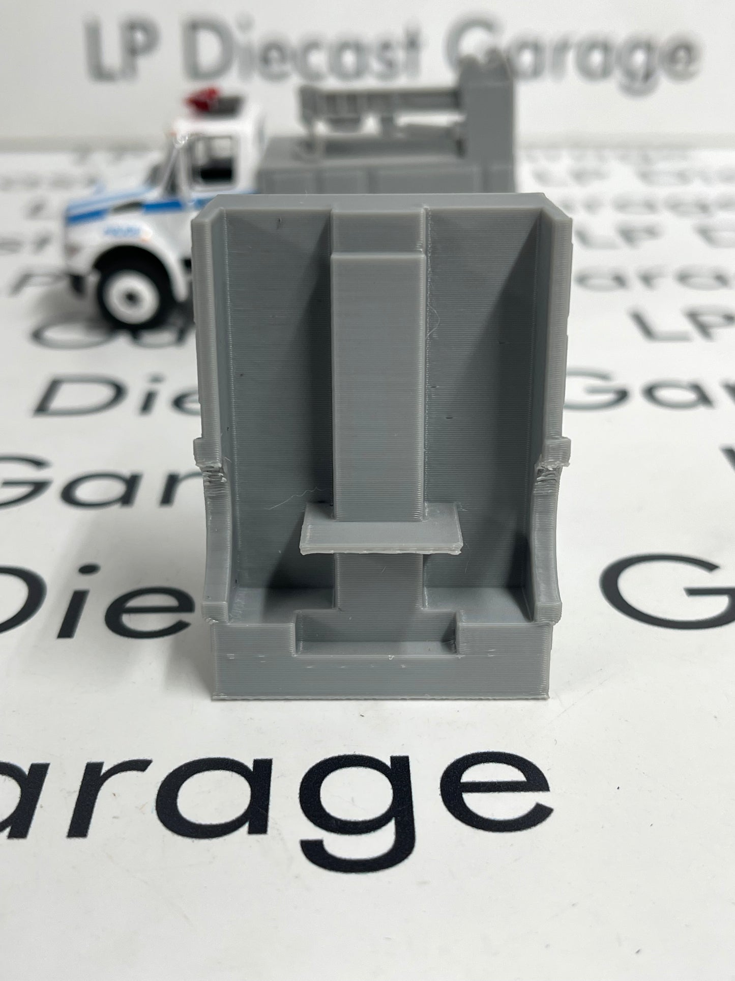 3D Printed Customs Gray Service Bed Fits Greenlight International Durastar 1:64 Diecast Trucks